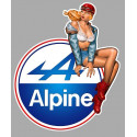 ALPINE Right Pin Up  laminated decal