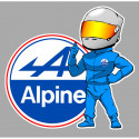 ALPINE Left Pilot  laminated decal