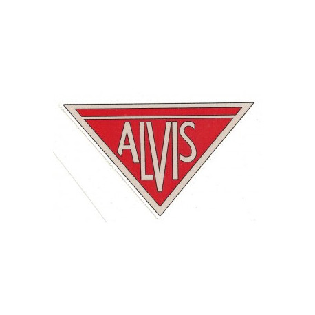 ALVIS  laminated decal