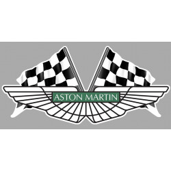 ASTON MARTIN Flags laminated decal