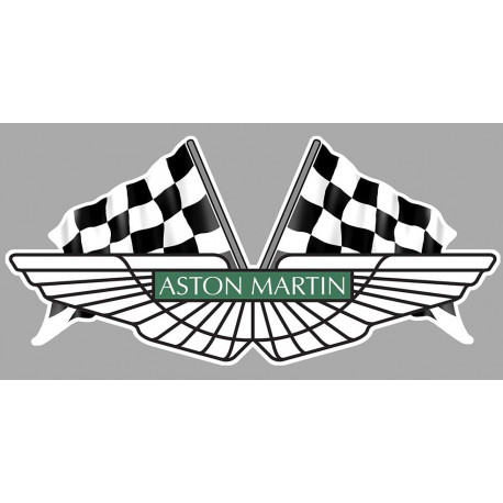 ASTON MARTIN Flags laminated decal