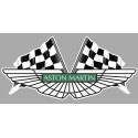 ASTON MARTIN Flags laminated decal