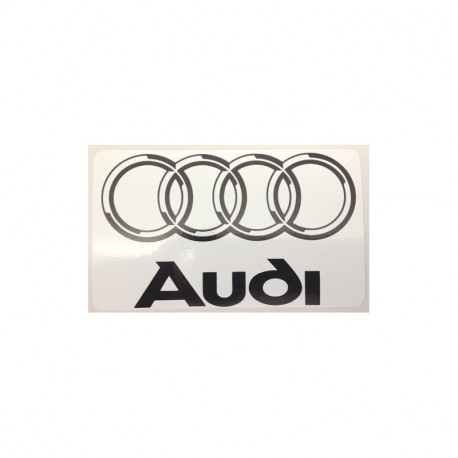 AUDI Sticker vinyle laminé