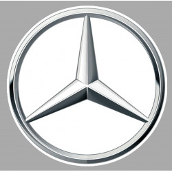 MERCEDES BENZ  laminated decal