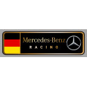 MERCEDES RACING Sticker gauche vinyle laminé