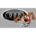 AUDI left Taz  laminated decal