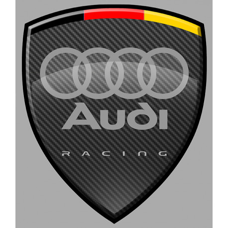 AUDI RACING laminated decal