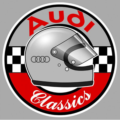 AUDI CLASSICS  Sticker vinyle laminé