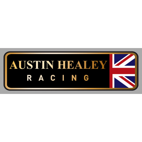 AUSTIN HEALEY Racing droit Sticker vinyle laminé