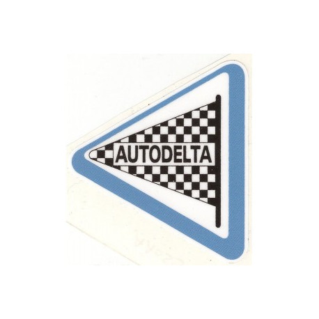 AUTODELTA right  laminated decal