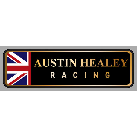 AUSTIN HEALEY Racing gauche Sticker vinyle laminé