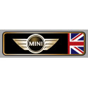 AUSTIN MINI Racing  droit Sticker vinyle laminé