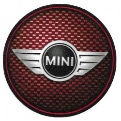 AUSTIN MINI   aminated vinyl decal