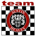 AUSTIN HEALEY TEAM  Sticker  vinyle laminé