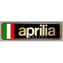 APRILIA Racing gauche Sticker  vinyle laminé