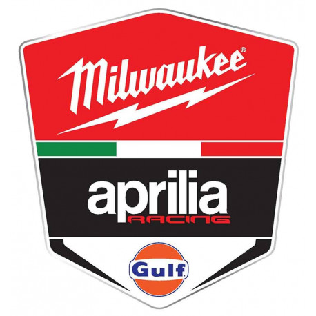 APRILIA Milwaukee  laminated decal