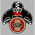 ARIEL  Biker Sticker  vinyle laminé