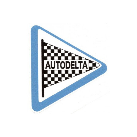 AUTODELTA left  laminated decal