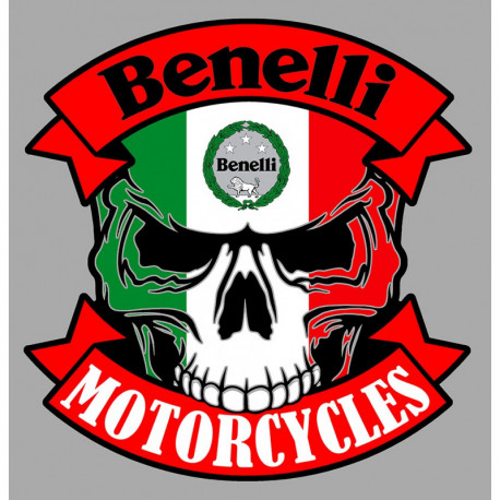 BENELLI Skull laminated decal