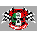 BENELLI Skull Flags laminated decal