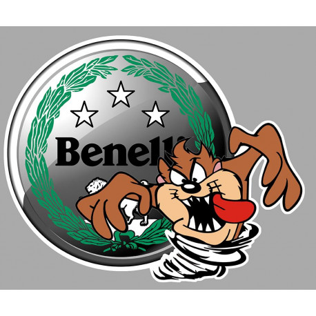 BENELLI Taz gauche Sticker  vinyle laminé