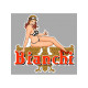 BIANCHI Pin Up droite Sticker vinyle laminé