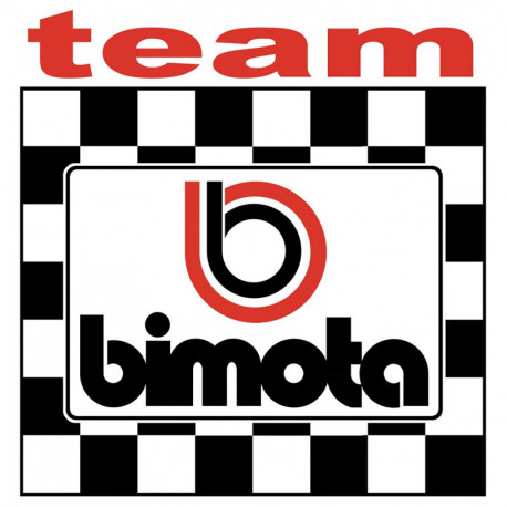 BIMOTA TEAM  laminated decal