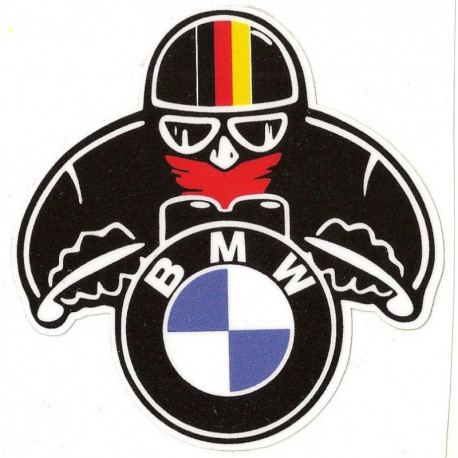 BMW Motard Sticker vinyle laminé