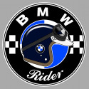 BMW Rider Sticker vinyle laminé