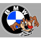 BMW TAZ gauche Sticker vinyle laminé