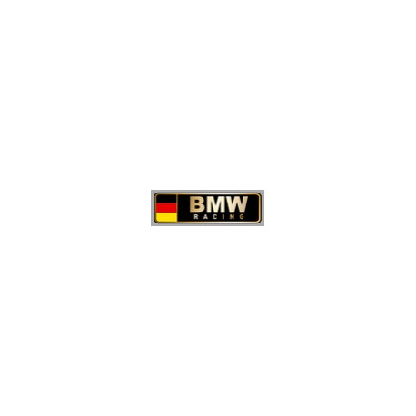 BMW Racing Sticker gauche vinyle laminé