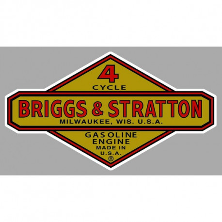 BRIGGS & STRATTON  Sticker vinyle laminé