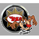 BSA left TAZ  laminated decal