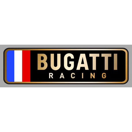 BUGATTI  Racing gauche Sticker  vinyle laminé