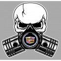 CADILLAC Pistons-Skull laminated decal