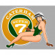 CATERHAM 7 Pin Up gauche  Sticker vinyle laminé