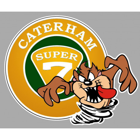 CATERHAM 7 left TAZ laminated decal