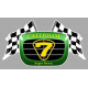 CATERHAM 7  Flags Sticker vinyle laminé