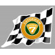 CATERHAM 7  right Flag laminated decal