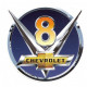 CHEVROLET V8  laminated decal