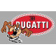 BUGATTI right TAZ   laminated decal