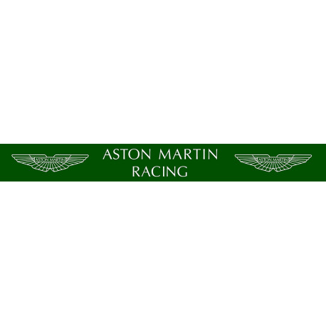 ASTON MARTIN Helmet Visor Sunstrip laminated decal