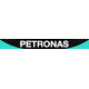 PETRONAS Helmet Visor Sunstrip laminated decal