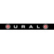 URAL Helmet Visor Sunstrip laminated  decal