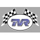 TVR Flags Sticker vinyle laminé