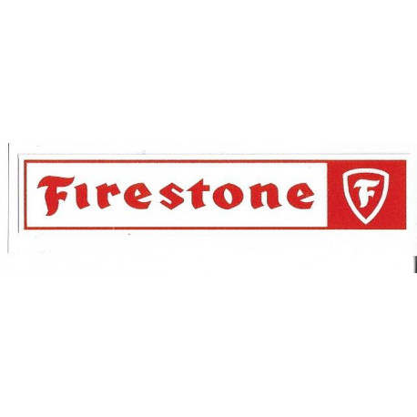 FIRESTONE  paire Sticker vinyle laminé