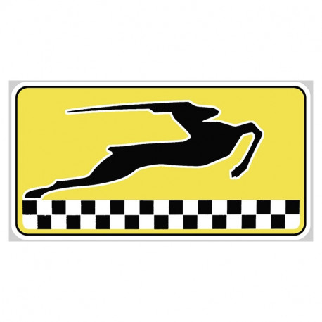 SIMCA Rallye left laminated decal