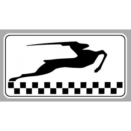 SIMCA Rallye left laminated decal