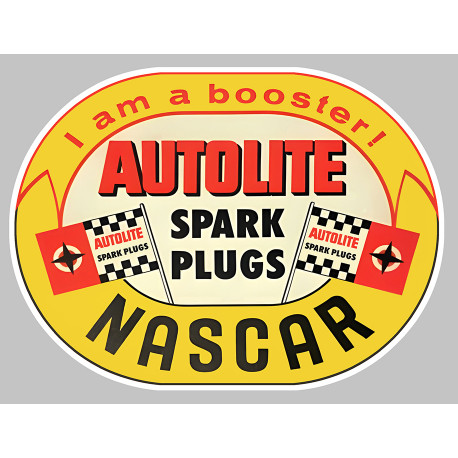 AUTOLITE NASCAR  Laminated decal