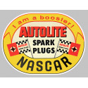 AUTOLITE NASCAR  Laminated decal